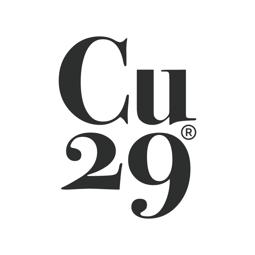 Cu29 - cu29 logo R svart i vit kvadrat