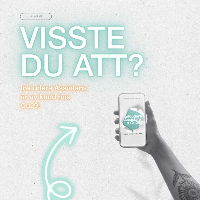 Cu29 - Ny kund Inkludera assistans BLOGG BILD